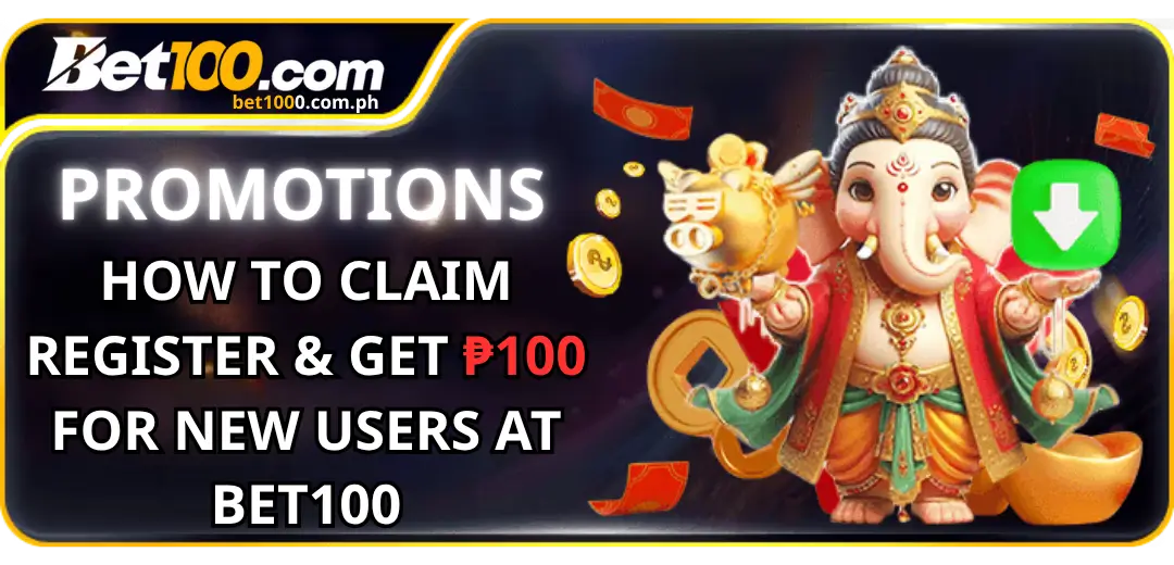 Promotions - How to Claim Register & Get ₱100 for New Users at Bet100 1 bonus-register bet100