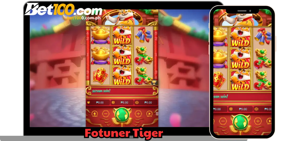 Slot Game - Fotuner Tiger : Introduction, RTP,How to Play & Tips play Big Win at Bet100 2 Interface and Graphics fotuner tiger