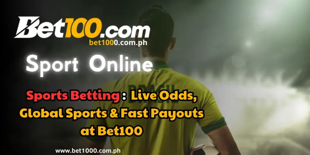 Sport Online - Sports Betting : Live Odds, Global Sports & Fast Payouts at Bet100 1 Sports Betting bet100